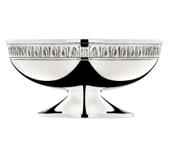 christofle silver-plated pedestal bowl 1
