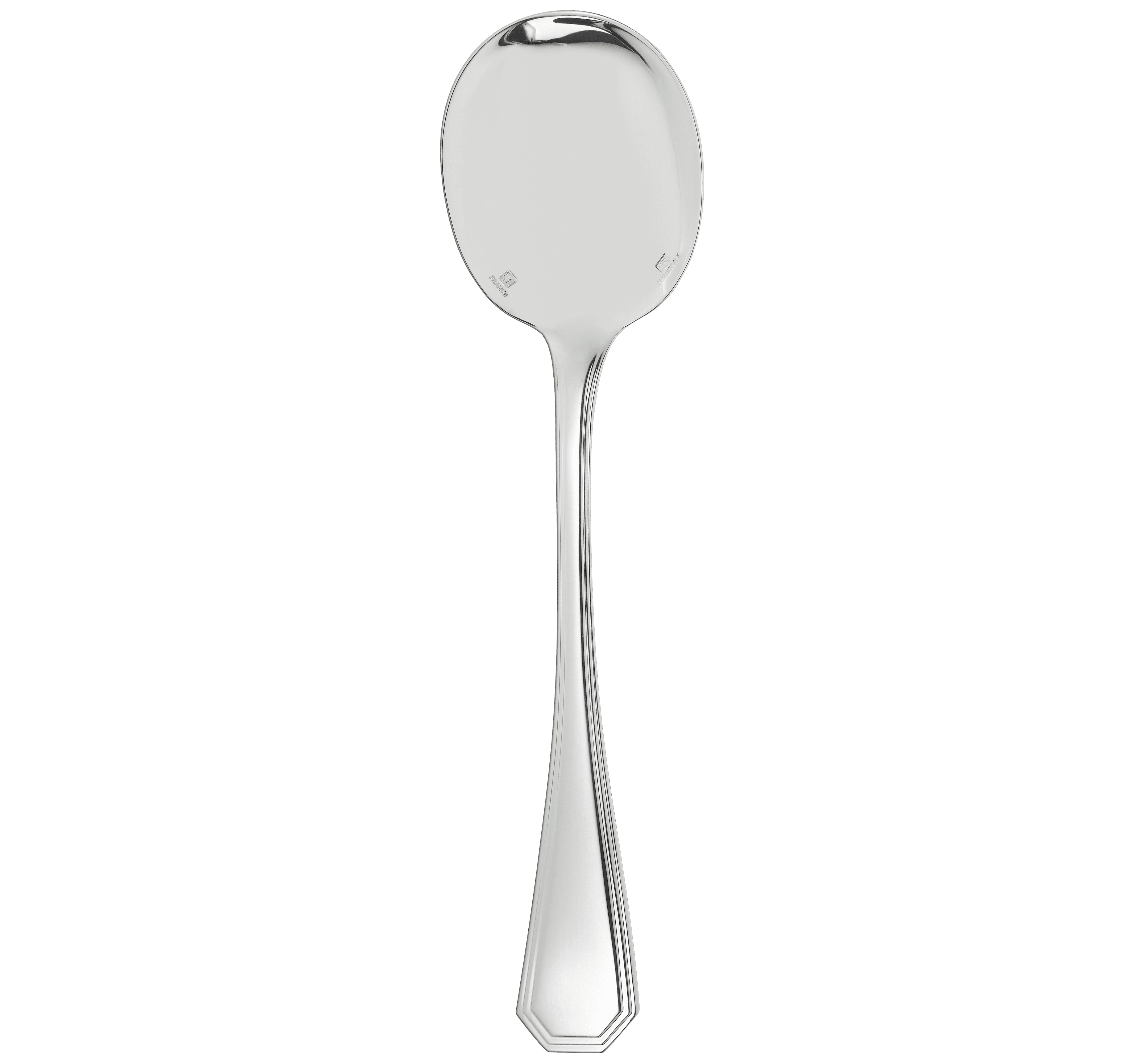 christofle silver-plated cream soup spoon  3