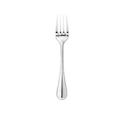 christofle salad fork perles  silver plated 1