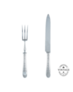Cutting Set (2 piece), Silverware - Vintage