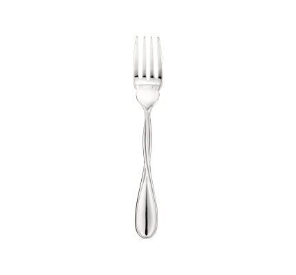 christofle fish fork galea  silver plated 1