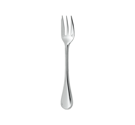 christofle oyster fork perles silver plated 1