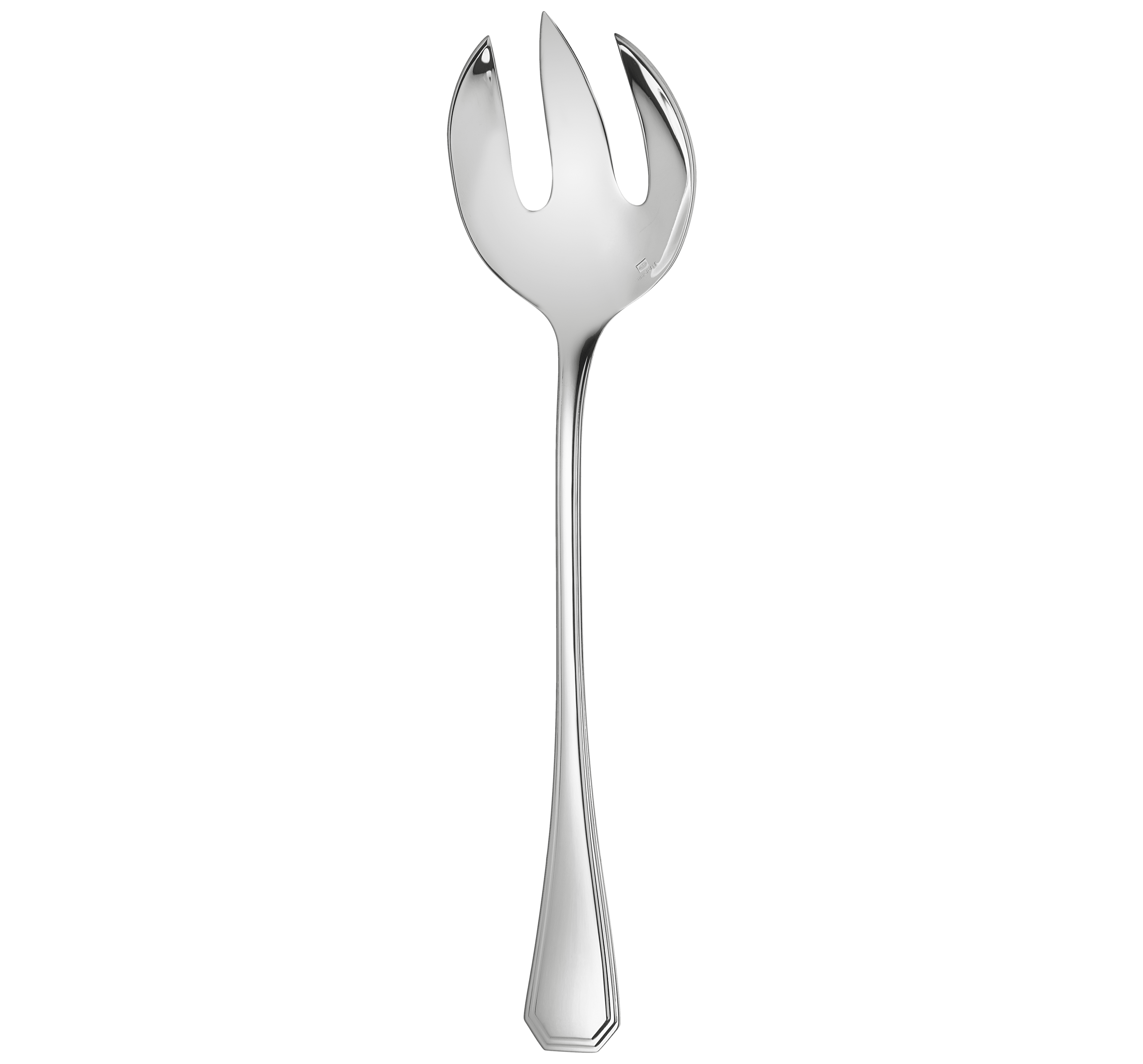 christofle fourchette à servir la salade en métal argenté 1