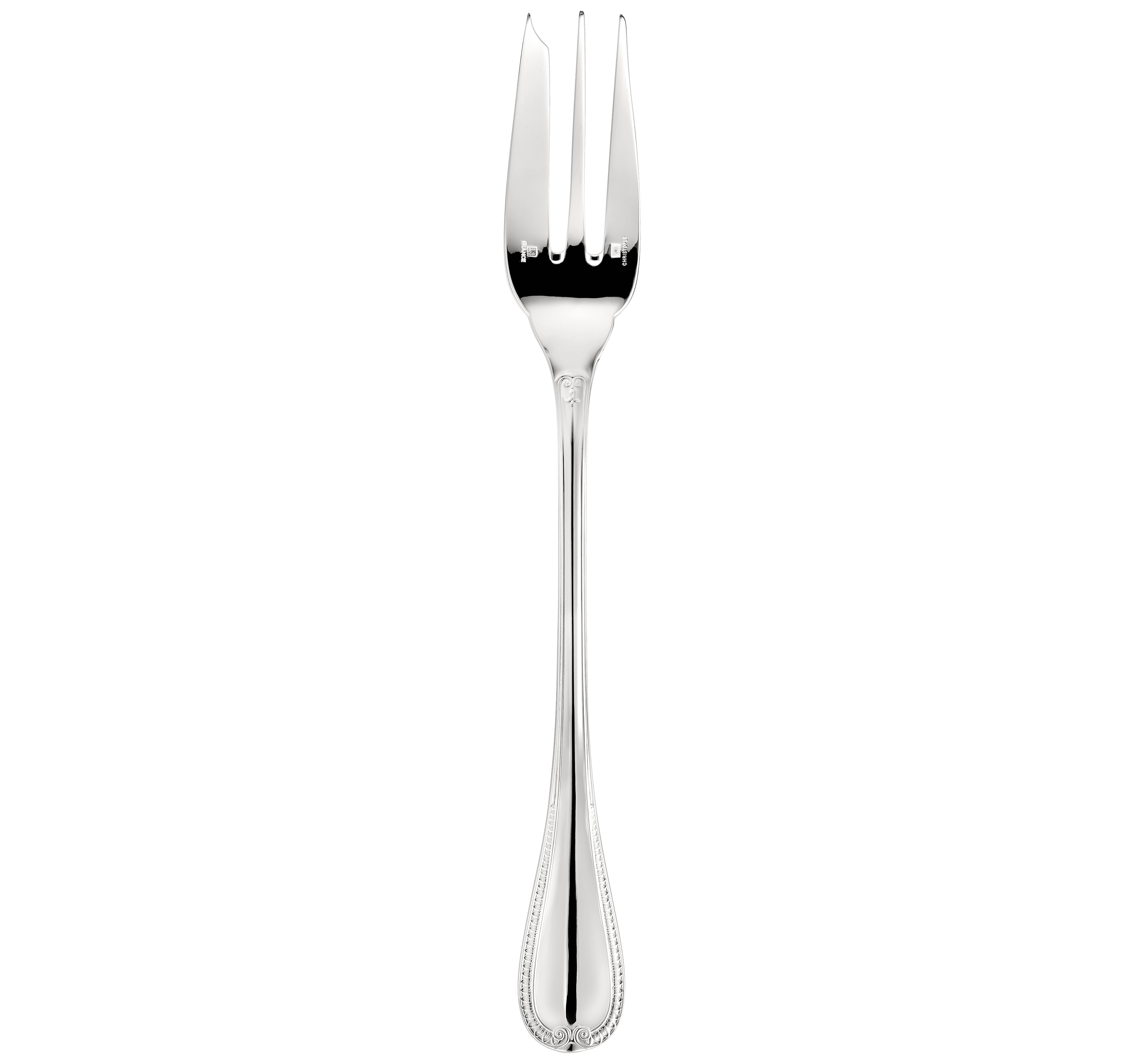 christofle fourchette à servir en métal argenté 0
