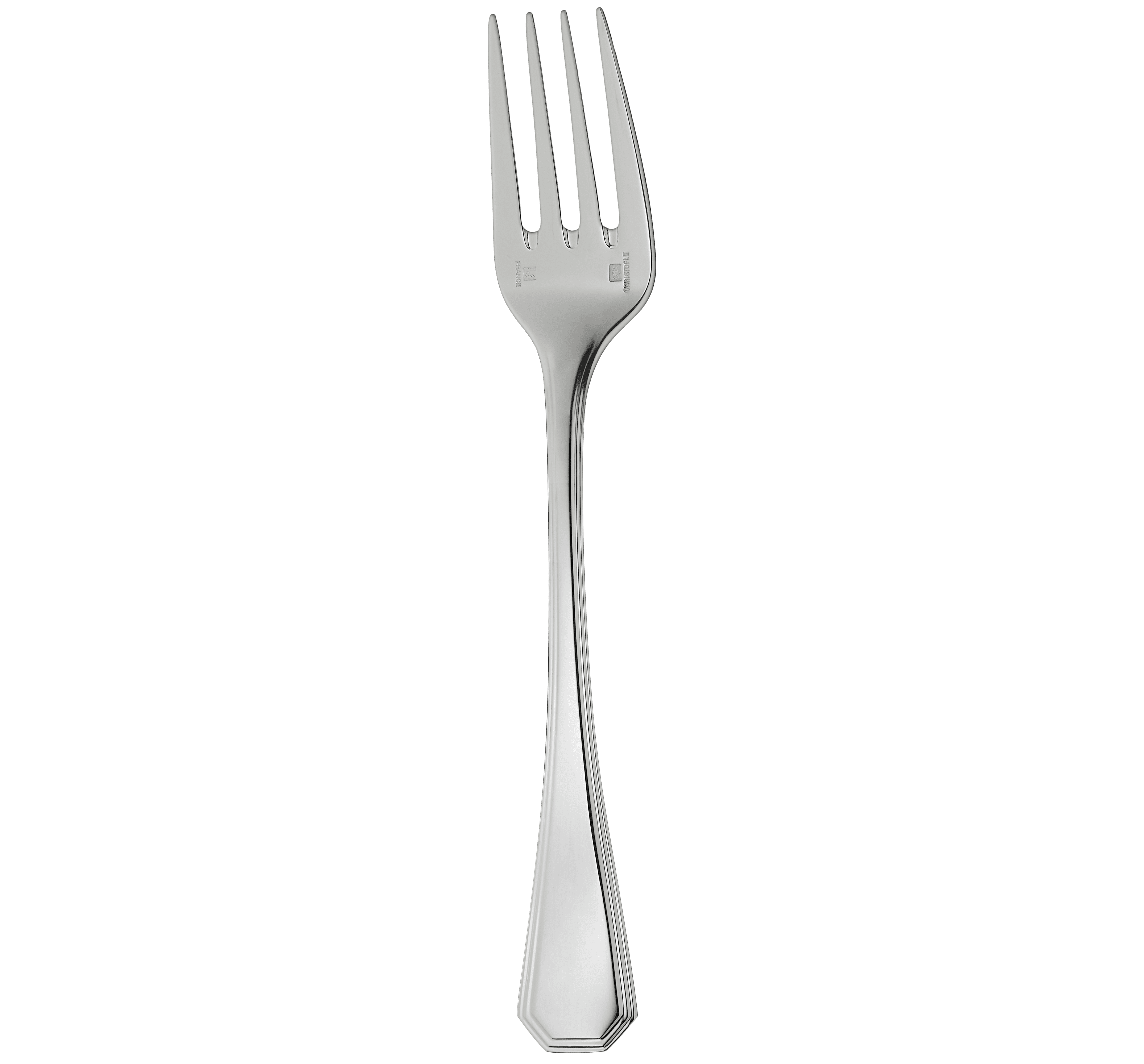 christofle fourchette à salade en métal argenté 3