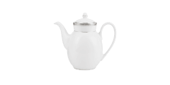 christofle porcelain pot platinum finish 1