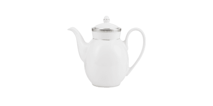 christofle porcelain pot platinum finish 1