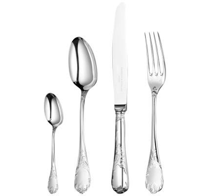 24-Piece Sterling Silver Flatware Set with Free Storage Box