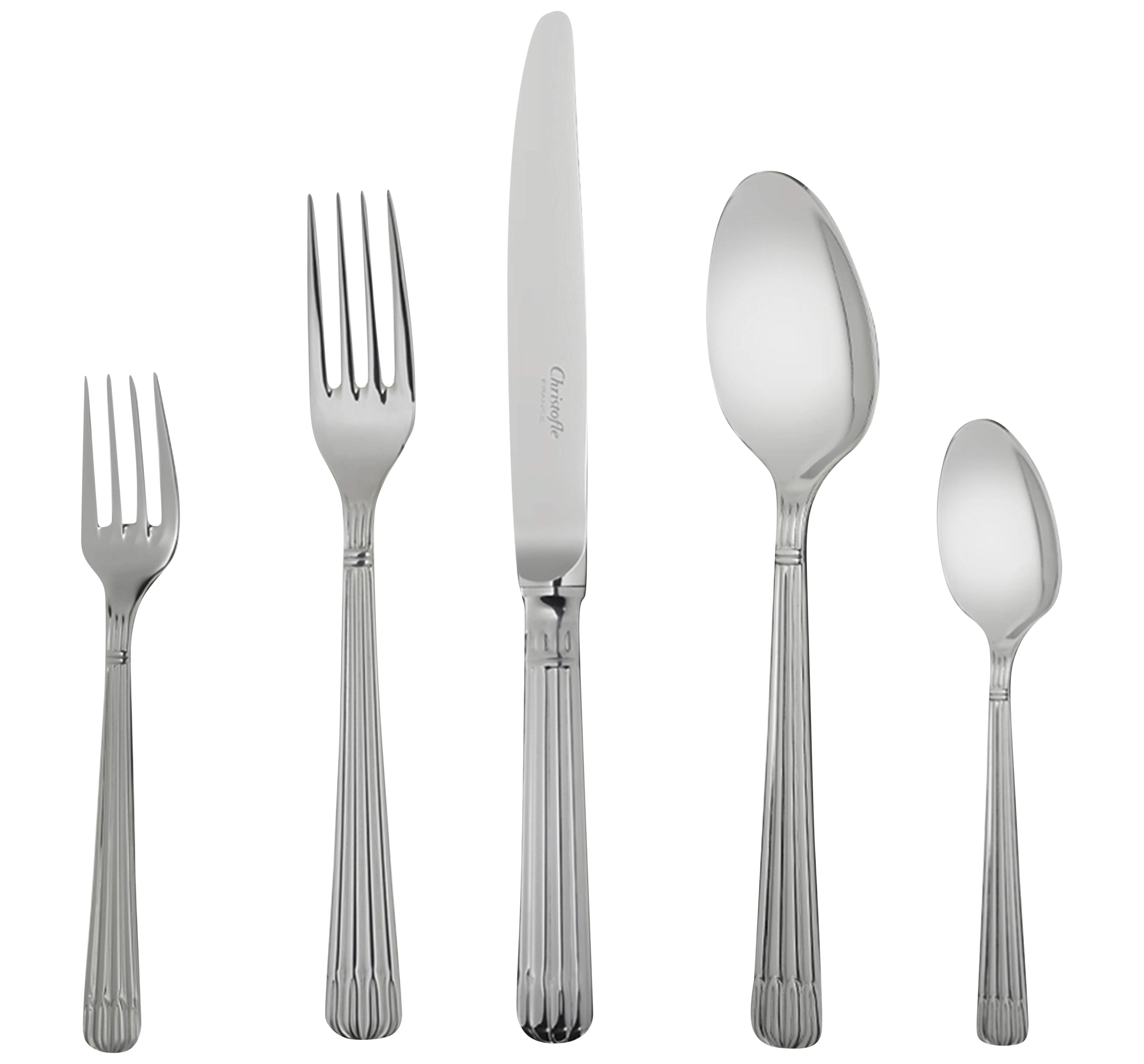 christofle ensemble individuel (5 pièces) en acier 1