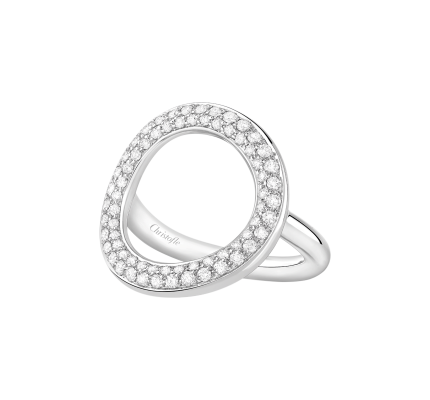 christofle bague pont grand modèle 66 diamants en or blanc 2