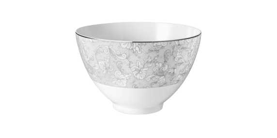 christofle salad serving bowl  jardin d'eden  porcelain 2