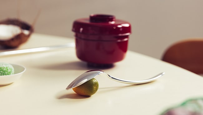 MOOD Asia - silver-plated broth spoon