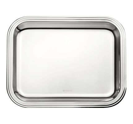 christofle rectangular tray 26x20cm albi  silver plated 1