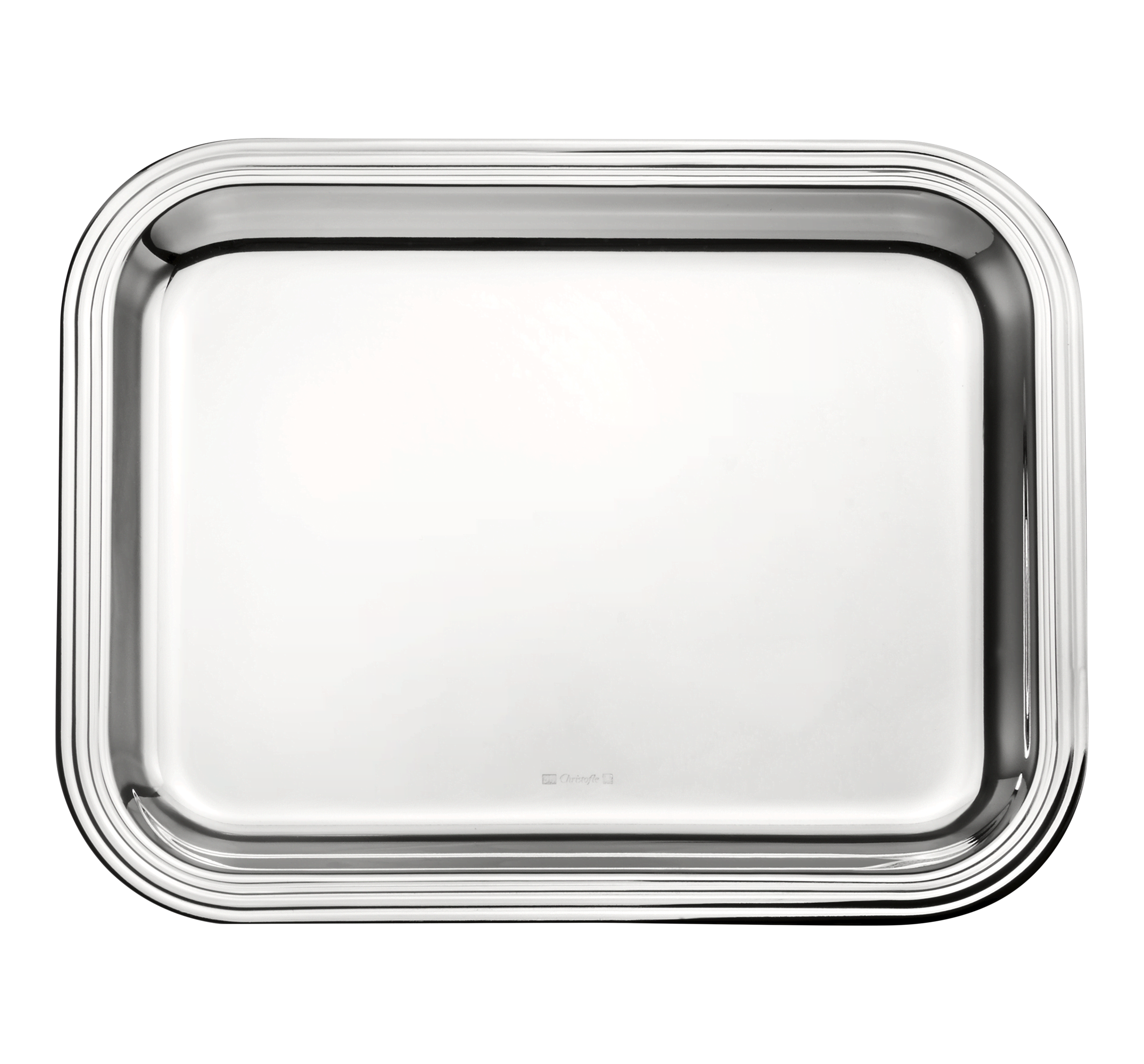 CHRISTOFLE クリストフル アルビ トレー 20×16cm Tray 20x16 cm Albi Silver plated