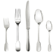 christofle individual place settings (5 pieces) cluny  silver plated 1