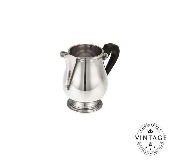 Vintage Silvered Cream Pot Lauzun - side