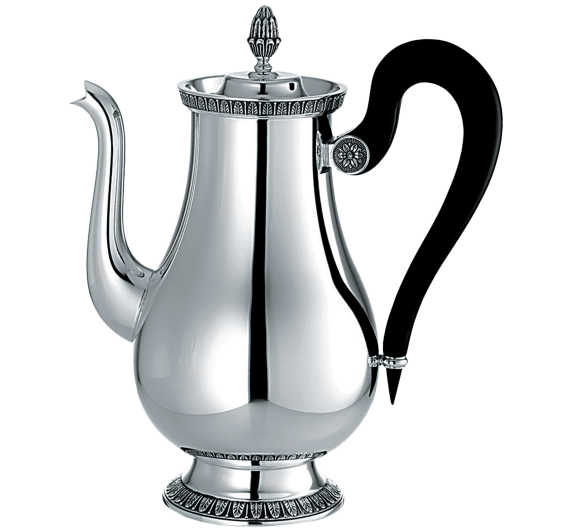 christofle 8 cup coffee pot malmaison  silver plated 3