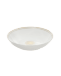 christofle Porcelain Soup Cereal Bowl Gold Finish