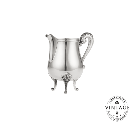 Vintage Silvered Creamer Louis XV Pompadour Gallia