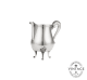 Vintage Silvered Creamer Louis XV Pompadour Gallia