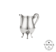 Vintage Silvered Creamer Louis XV Pompadour Gallia