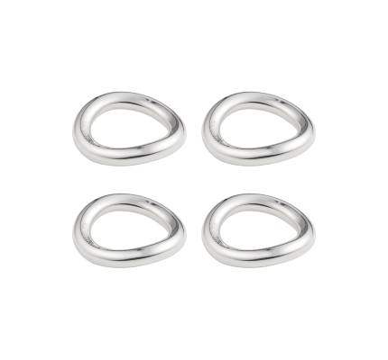 christofle silver plated set of 4 knife / chopstick rests 1