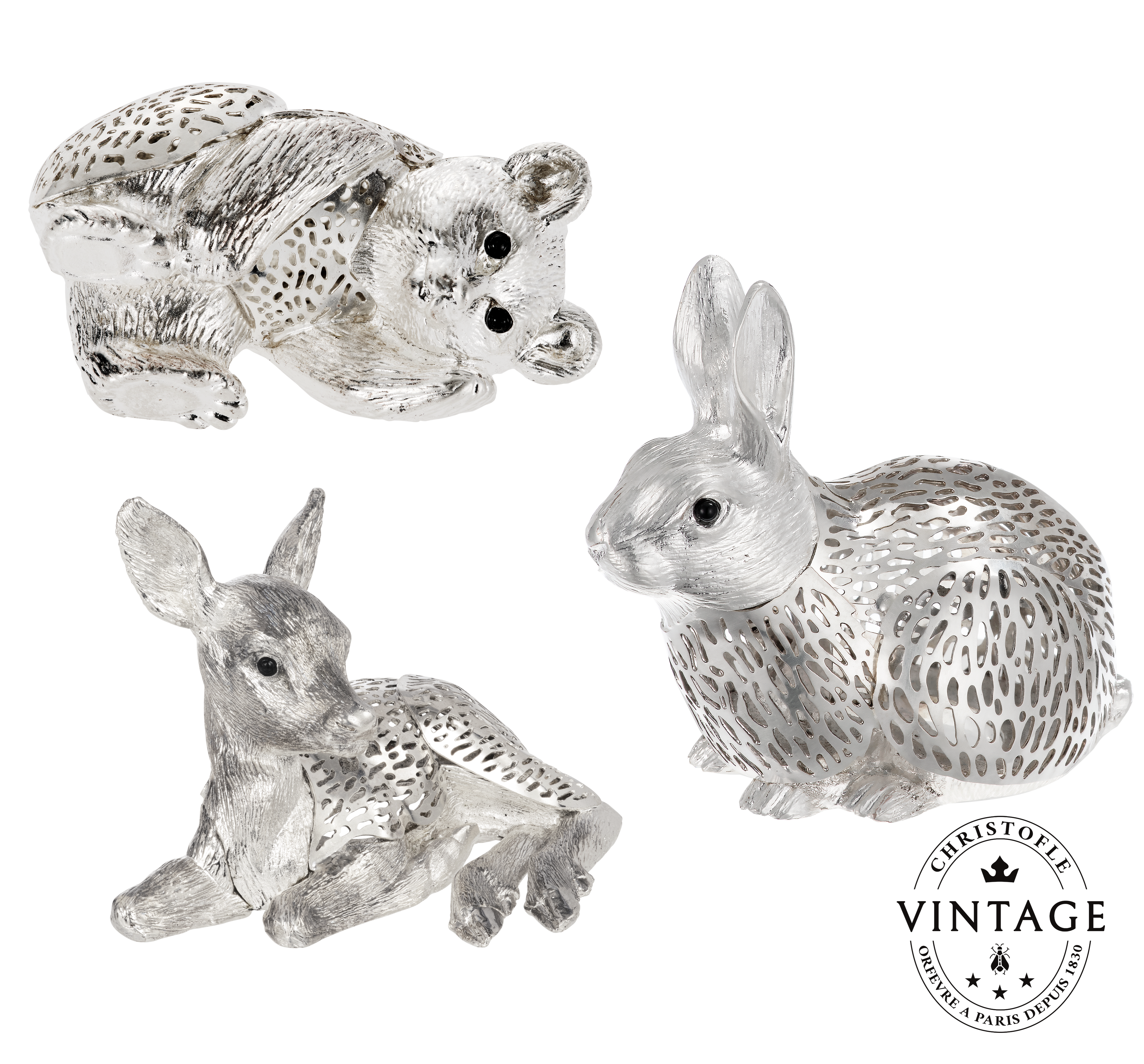 christofle compose your vintage silver forest set 2