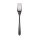 christofle Stainless steel table fork - black colour