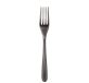 christofle stainless steel table fork - black colour 2
