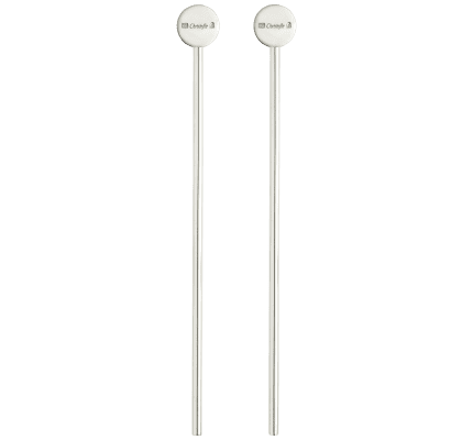 christofle Set of 2 cocktail stirrers Uni  Silver plated