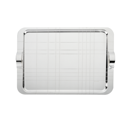 Silver-plated Rectangular Tray - 45 x 32 cm