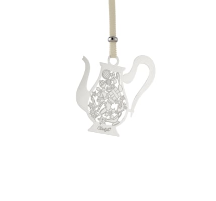 christofle silver-plated teapot ornament - 2024 0