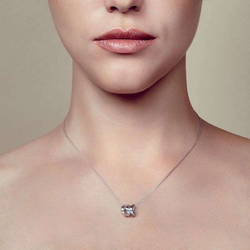 christofle collier avec pendentif en argent massif 2