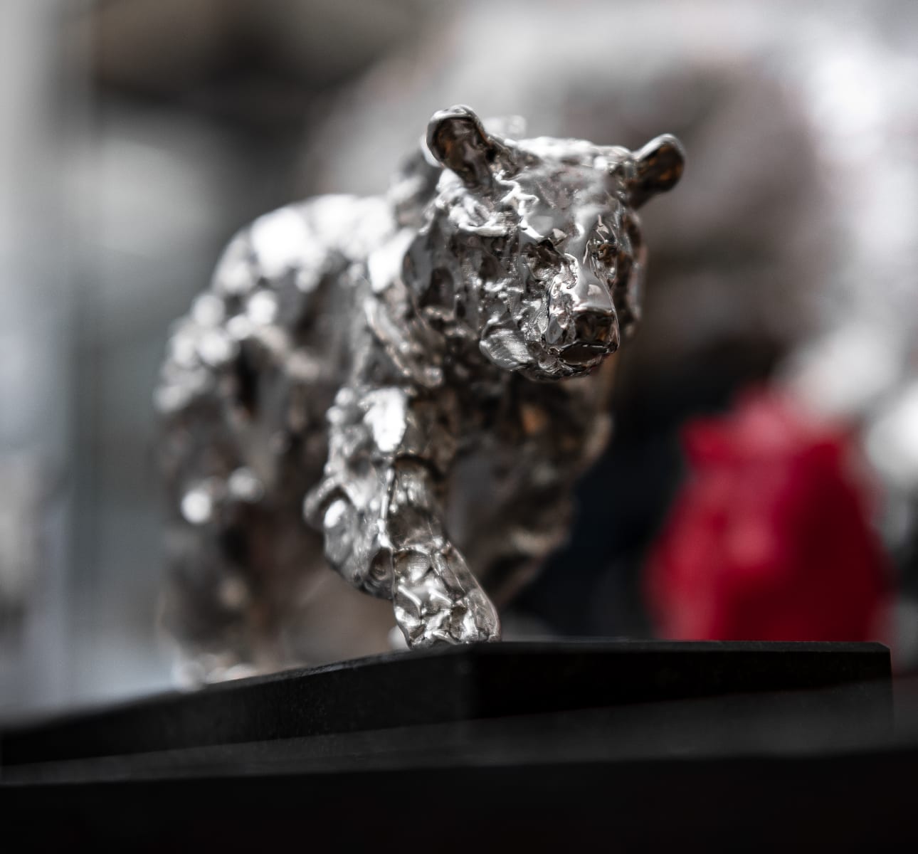christofle ours petit modèle en argent massif - haute orfèvrerie 4