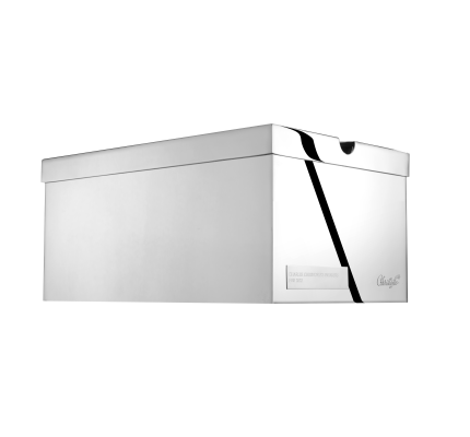 christofle silver-plated sneaker's box 0