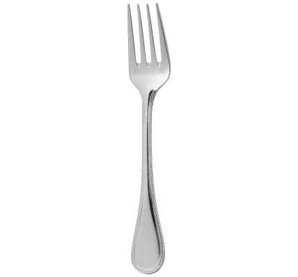 christofle salad fork perles  silver plated 0