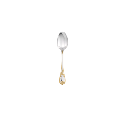 christofle partially gilded silver plated after dinner teaspoon 1