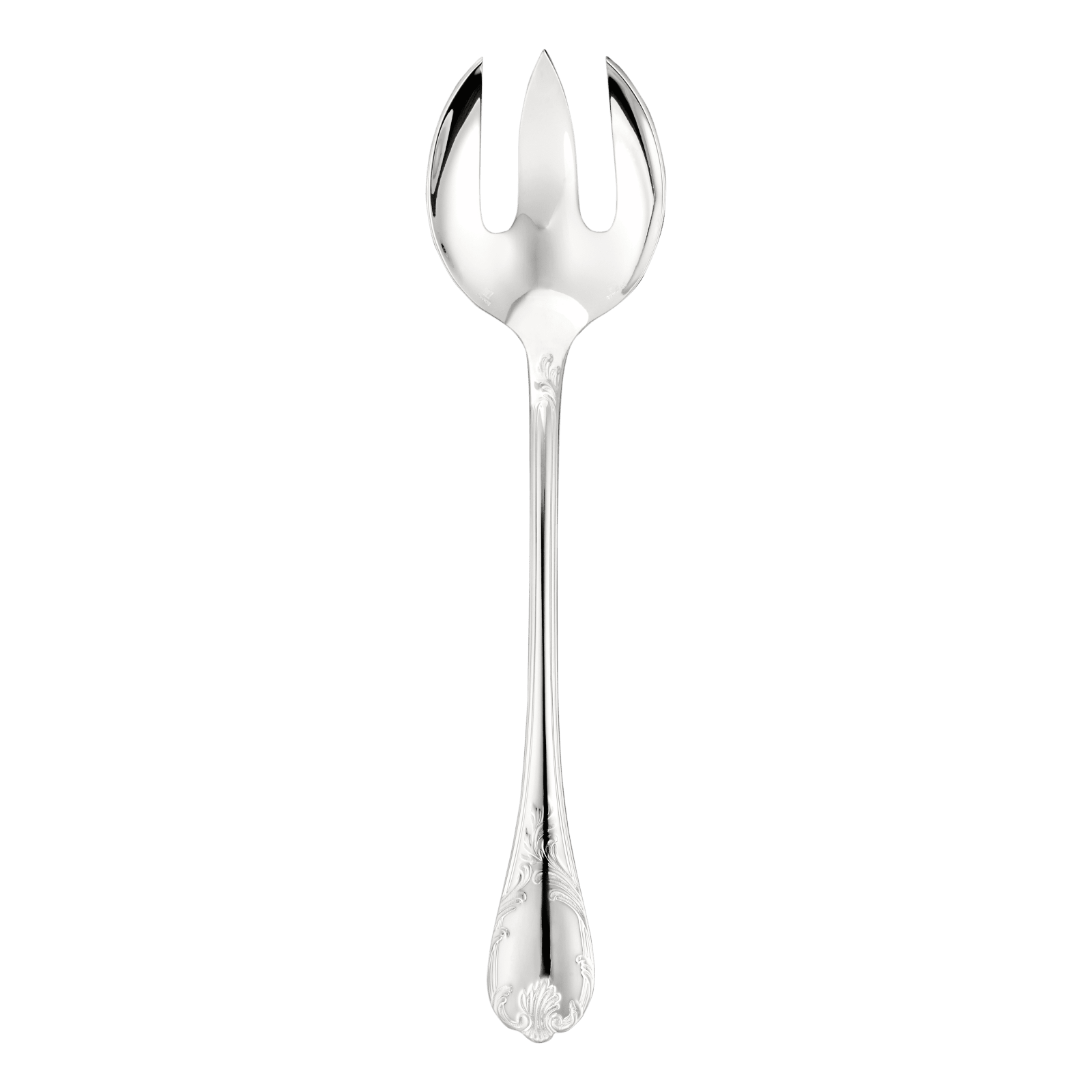SilverPlated Salad Serving Fork Marly Christofle
