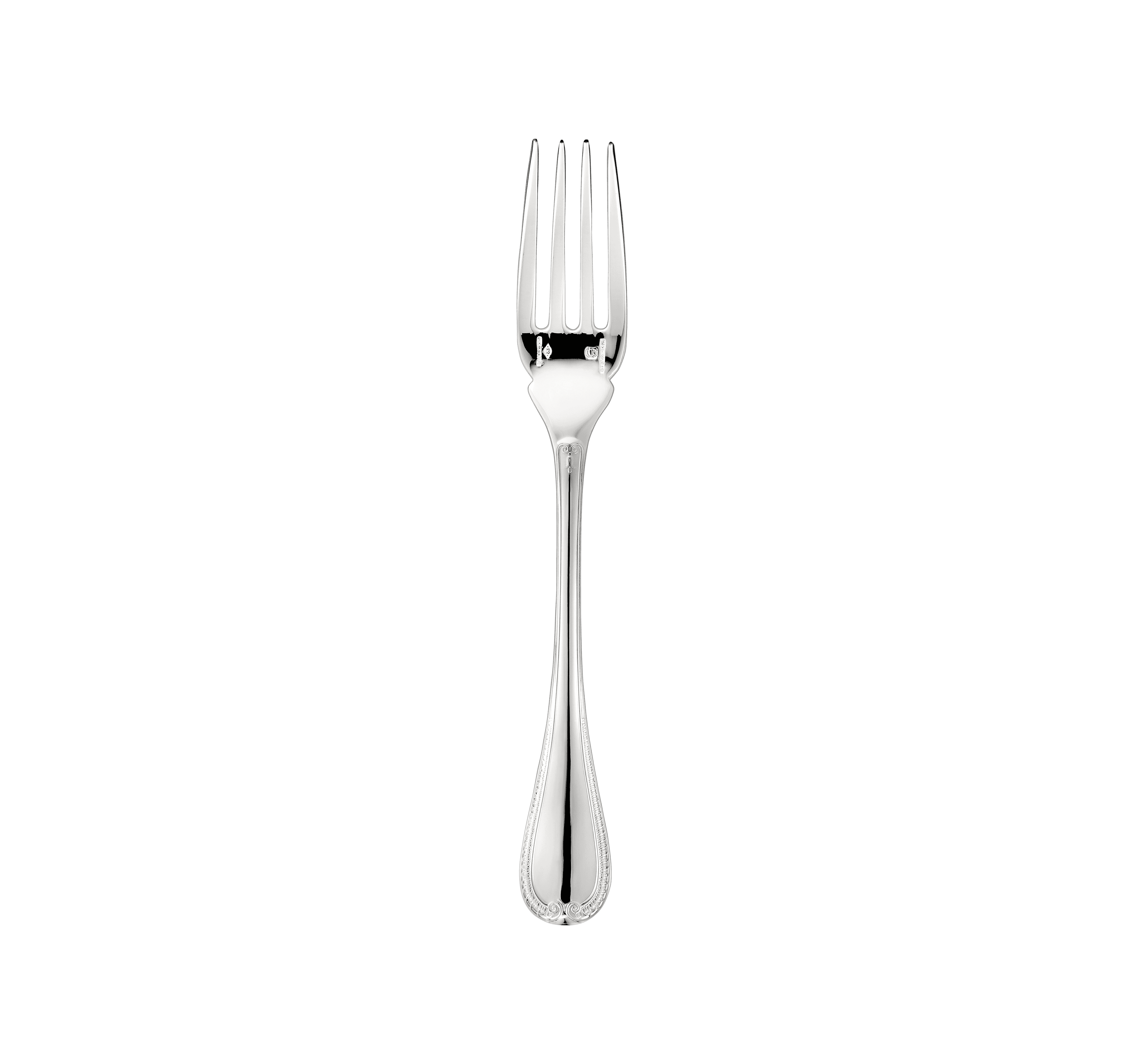 christofle fourchette à poisson en argent massif 1