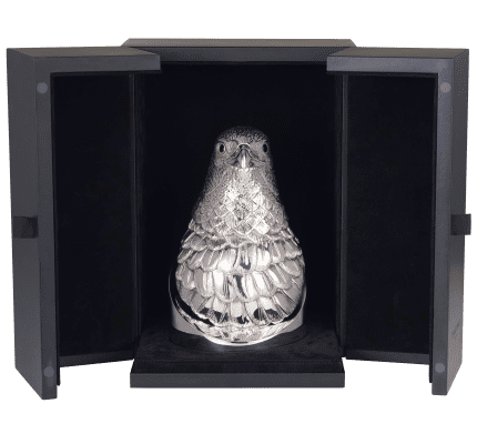 christofle hawk's head silver plated without hood - haute orfèvrerie 1
