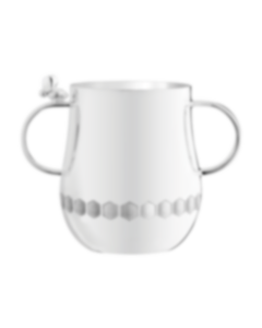 Two handle baby cup Beebee  Silver plated