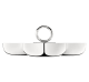 christofle Three part server large Vertigo  Silver plated