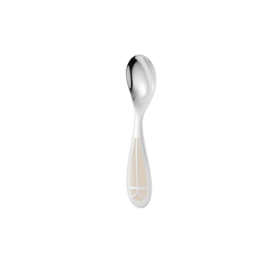 christofle silver-plated flatware set for baby (2 pieces) - ivory  5