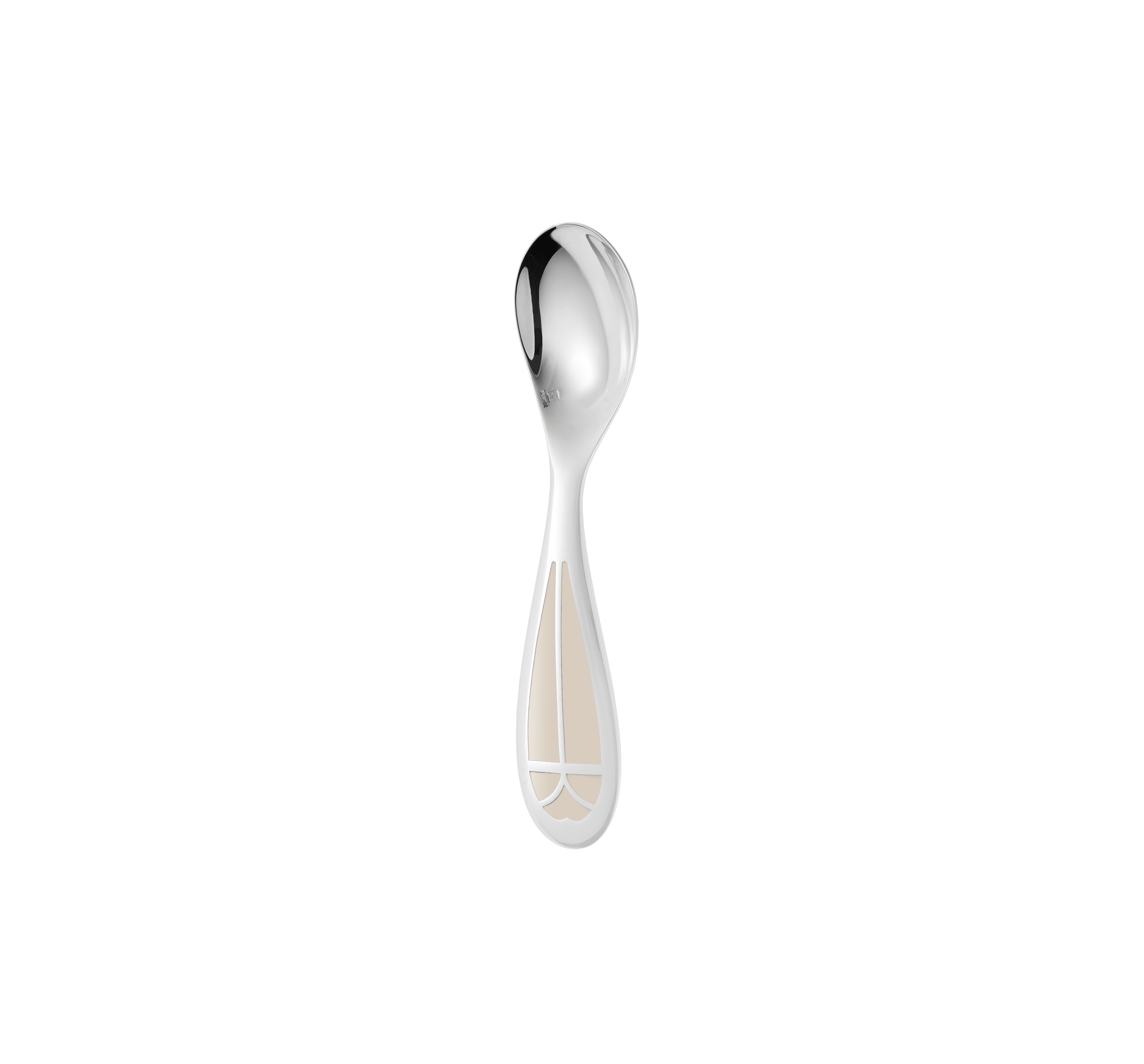 christofle set cuillère et fourchette naissance en métal argenté - ivory 5