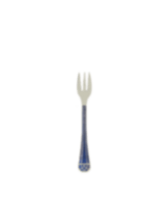 christofle Silver-Plated Oyster Fork - Marbled Blue