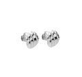 christofle sterling-silver stud earrings rhodium-plated 1