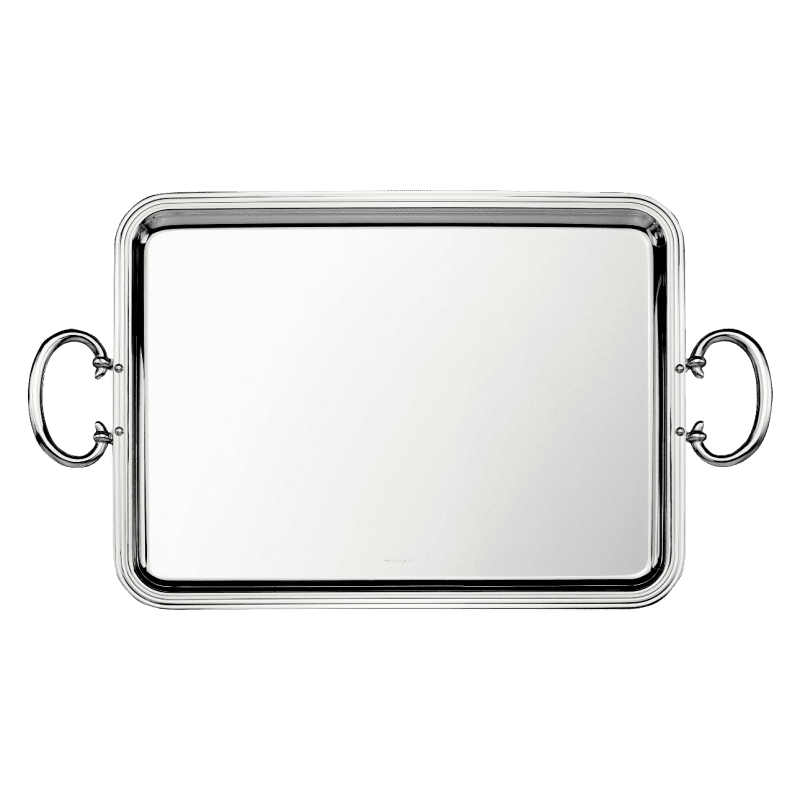 Cabilock Plateau En Acier Inoxydable Avec Couvercle En Verre