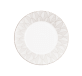 christofle porcelain dinner plate platinum finish 0