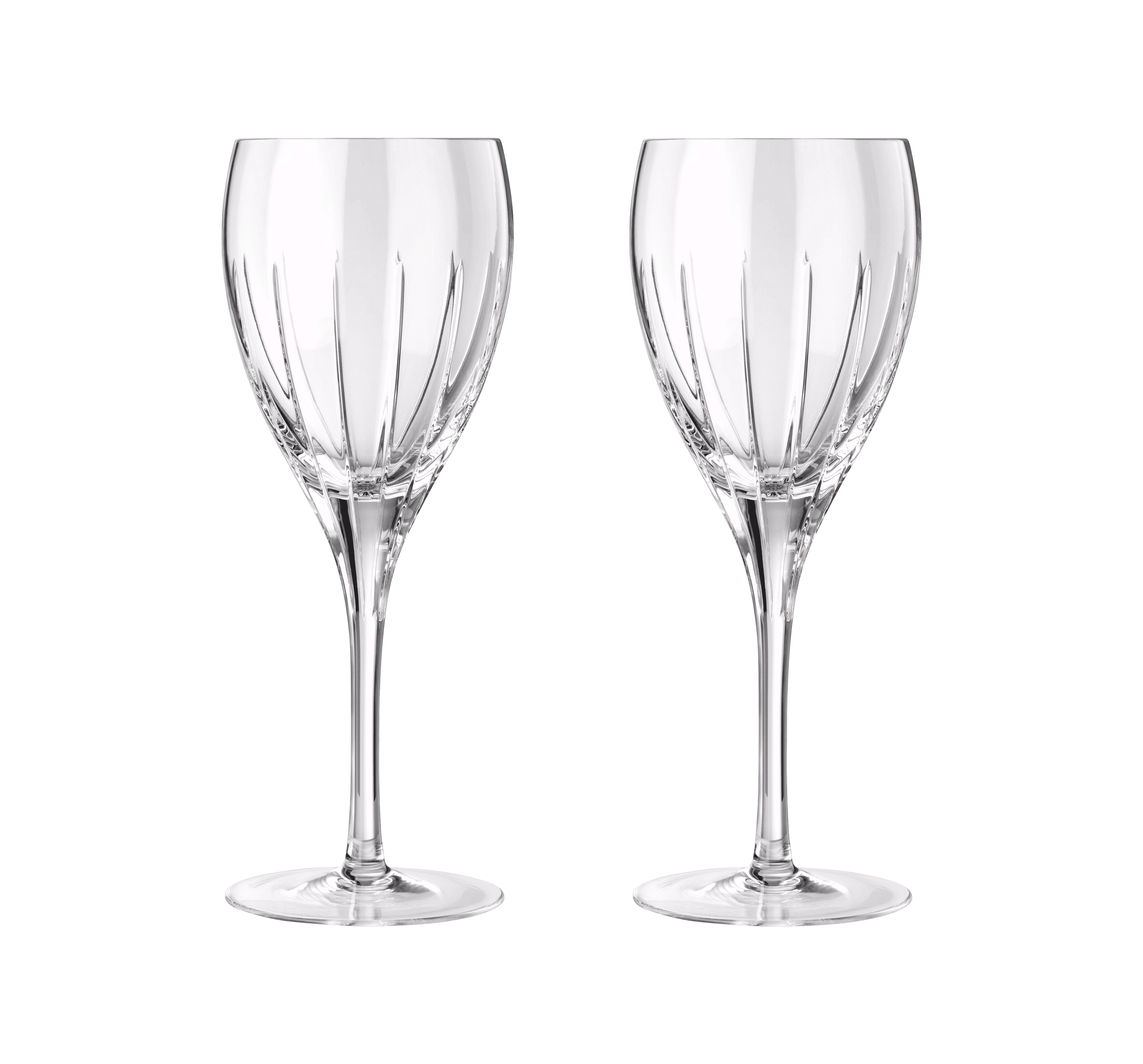 Christofle - White Wine Crystal Glasses - Set of 2 - Iriana