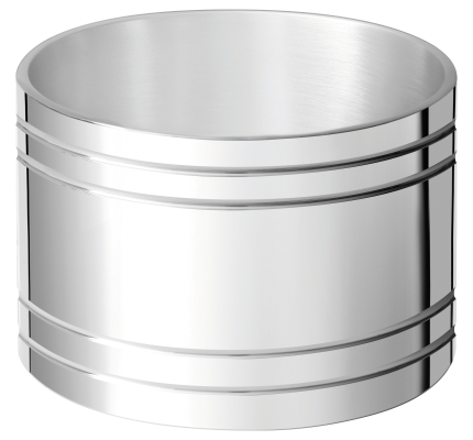 christofle napkin ring nathalie  silver plated 1